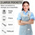 Janmercy 24 Pcs Aprons for Women Men with 2 Pockets