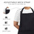 RAJRANG 100% Cotton Cooking Apron with 3 Pockets