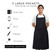 RAJRANG 100% Cotton Cooking Apron with 3 Pockets