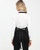 Xeoxarel Black 3-Pocket Bib Apron ，Blank No-Logo for DIY