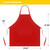 11 Pack Plain Color Bib Bulk Aprons for Women Men Chef