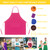 11 Pack Plain Color Bib Bulk Aprons for Women Men Chef