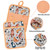 Alselo Oven Mitts and Pot Holders with Chef Apron