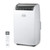 14,000 BTU with 12,000 BTU Heating for Rooms Up To 700 Sq. Ft., Portable AC with Follow Me Remote Control,