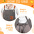 Toulite 4 Pack Canvas Chef Apron for Men with Adjustable Strap Cross Back Cotton Barber Apron with Pocket