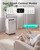 HAUSHOF 12000 BTU Portable Air Conditioners, Portable AC with Cool, Fan, Dry & Sleep Mode, AC Unit Portable with 35°-70° Auto Swing, Remote Control
