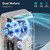 Dual Motors AC (14,000 BTU ASHRAE) 10000 BTU SACC Cools Up to 450 Sq.Ft, with Window Kit for Easy Installation