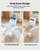 16,000 BTU Dual Hose Portable AC Unit with Drainage-free Cooling, Ultral Quiet Air Conditioner for Bedroom with 40dB, APP/Voice Control/