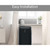 LG 8,000 BTU (DOE) 12,000 BTU (ASHRAE) Smart Portable Air Conditioner, 115V, Cools 350 Sq.Ft. (14' x 25' Room Size), Voice Control
