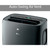 LG 8,000 BTU (DOE) 12,000 BTU (ASHRAE) Smart Portable Air Conditioner, 115V, Cools 350 Sq.Ft. (14' x 25' Room Size), Voice Control