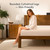 FLEXISPOT Hako G2 Japanese Joinery Bed Frame, Solid Rubberwood Queen Platform Bed with Storage Headboard
