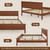 Queen Size Bed Frame with Tall Headboard, Mid Century Modern Wood Platform Bed with Charging Ports and LED Lights
