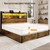 BRELTAM King Storage Bed Frame with 6 Drawers, USB Charging Station, No Noise, No Box Spring Required