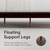 Nectar Bamboo Platform Bed Frame - Queen - Walnut - Floating Center Support Legs - 12” Height - Easy Tool Free Set Up - Contemporary and Durable