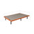 ESHINE King Adjustable Bed Frame Base - Easy to Install in 5 Minutes, Massage, Wireless Remote, Foot&Head Inclined,