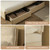 ModernMate King Size Bed Frame with 4 Storage Drawers & Headboard with Dual Cushions, Freya Collection Upholstered Platform Bed