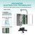 Curety Alkaline Water Ionizer Machine, Water Machine PH 4-10.5 for Alkaline & Acidic Water, 5 Titanium Plates, Up to -500mV ORP, 8,000L Filter, 7 Water Settings, Auto-Cleaning, Intelligent Voice