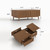 51.1" Mid-Century Modern Lift Top Coffee Table, Walnut Rectangular Center Table with Hidden Storage for Living Room