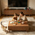 51.1" Mid-Century Modern Lift Top Coffee Table, Walnut Rectangular Center Table with Hidden Storage for Living Room
