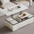 Lift Top Coffee Table with 4 Storage Stools, Rising Tabletop Center Tables with Compartment and Drawer For Office, 47.24" L