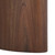 SAFAVIEH Couture Collection Barnard Walnut Oval Solid Wood Coffee Table