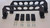 Cobra Storage Garage Door Storage Rack - 21" Black ABS Plastic Fishing Rod Holder