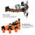 V10 Rod Rack with Spooling Station, Wall Mounted Fishing