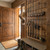MyGift Fishing Rod Holder, Wall Mounted Burnt Wood Fishing Pole Holders