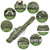 Fishing Rod Case, Portable Folding Fishing Rod Case Fishing Pole