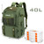 Fishing Tackle Backpack with Rod Holder 4 Tackle