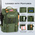 Fishing Tackle Backpack with Rod Holder 4 Tackle