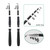Fishing Pole Combo Set,2.1m/6.89ft 2PCS Collapsible Rods 2PCS
