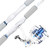 Fishing Rod and Reel Combo, IM6 Graphite 2Pc Blanks, Stainless Steel