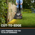 WORX 17'' Cordless Lawn Mower, 2 in 1 Electric Mower Cuts to Edge, Compact & Lightweight Push Lawn Mower with 6-Position Height Adjustment for Medium Size Yards, 2 Batteries & Charger Included, WG745