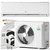 Mini Split AC/Heating System - 12000 BTU Mini Split AC Inverter Heating and Cooling, 19 SEER2 115V/110V Energy Efficient Ductless Air Conditioner Up to 750sq.ft, Pre-charged System, Installation Kit