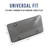 2 Pack Transparent License Plate Shield UV Protective Trim for Standard US Plates (12.2" x 6.3"), Gray