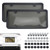 2PCS Clear License Plate Covers and Frames, Personalized License Plate Frame with Screws Screw Caps Washers, Rust-Proof Auto LicensePlate Holder, Universal License Protector for Standard US Plates