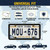 License Plate Frame Cover, Clear License Plate Protector 2 Pack, ABS Car Rear Front Plate Frames with Screws Caps, Rustproof, Unbreakable, Easy Install for Cars, Trucks, SUVs, Clear Gray