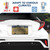 License Plate Cover License Plate Frames: 2 PCS License Plate Protector - Plastic car Front/Rear License Plate Cover with Screw Cap for US Standard Cars (Transparency)