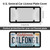 CPProDilig License Plate Covers & Frames, 2 Pack Grey Car Front and Rear License Plate Protector Holder with Screws & Caps, Unbreakable Car Licence Plate Frame, Universal for Most Standard US Plates