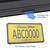 ZXFOOG Car License Plate Frame Cover- Clear Bubble Novelty Plate Cover with Silicone Car Tag Holder for US Plate, Unbreakable Protector for Front or Back Rear Plate Included Screws,Caps