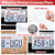 2 Pack Clear License Plate Covers - License Plate Protector Unbreakable Plastic Shields Tag Holder Fits for Standard US Plates (12.2" x 6.3")