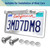 Stainless Steel License Plate Frames- 2 Pack Mirror Polished Car Plate Holder, with Screws, Chrome Caps, Heavy Duty Rustproof Metal Front Rear Car Tag Frame