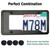 Matte Black License Plate Frames- Rustproof Aluminum Metal Car Tag Holder, 2 Pack Front Rear Slim Holder with Mounting Hardware- Screws, Caps