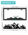 NJNYLLC Mountain License Plate Frames - Plastic Car Tag Holders with Raised Mountain Design, Black on Black, 2 Pack 2 Hole with Screws & Caps, Mountain Vinyl Sticker Included