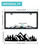 NJNYLLC Mountain License Plate Frames - Plastic Car Tag Holders with Raised Mountain Design, White on Black, 2 Pack 2 Hole with Screws & Caps, Mountain Vinyl Sticker Included