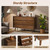 47'' Wide Dressers & Chests of Drawers with 6 Storage Drawers, Wood TV Stand Dresser for Closet, Walnut