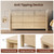 ModernMate 9 Drawer Dresser for Bedroom, 63" Wide Wooden Dresser with 3.1" Solid Rounded Legs, Heavy Duty Modern Wood Chest of Drawers