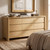 ModernMate 9 Drawer Dresser for Bedroom, 63" Wide Wooden Dresser with 3.1" Solid Rounded Legs, Heavy Duty Modern Wood Chest of Drawers