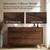 HULALA HOME 7 Drawer Dresser for Bedroom, 52" Wide Mid-Century Modern Chest of Drawers with Built-in Drawer Dividers, Wooden Bedroom Drawer Dresser